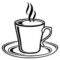 черно-белый-значок-чашки-чая-кофе-66342823